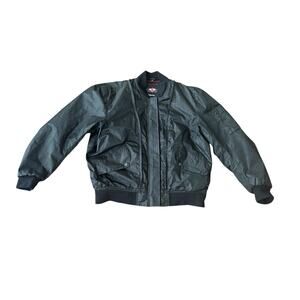 Motophoria Black Motorcycle Full Zip Up Jacket Men’s 44 Suited For Speed READ
